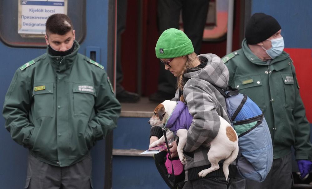 基輔火車站。(AP)