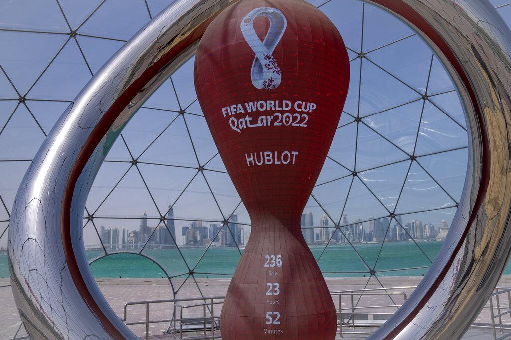 卡塔爾世界盃將在周五進行抽籤。(美聯社)