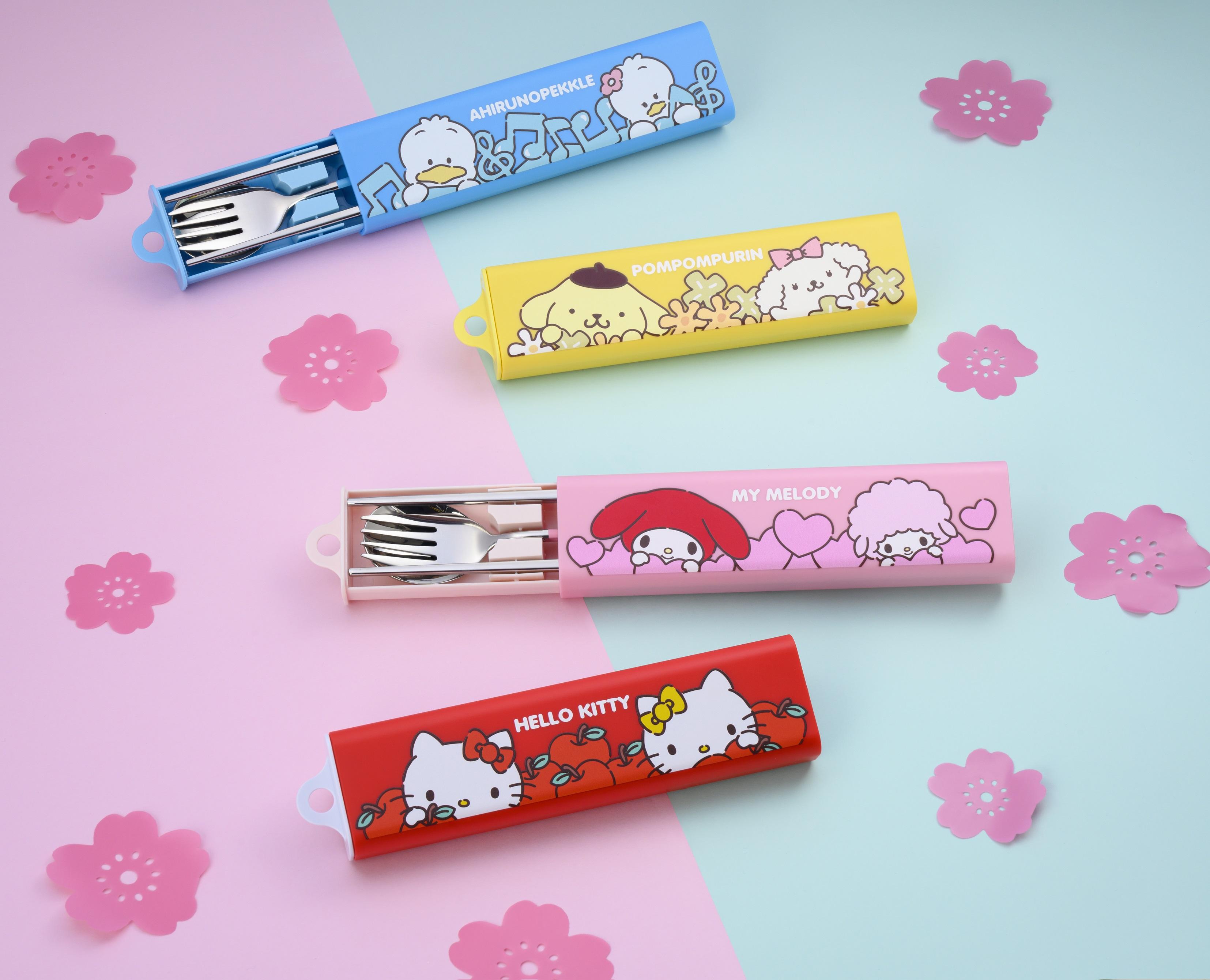 「Sanrio characters自在食餐具」共有4款。