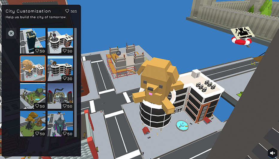 玩家使用雲端解決方案,邊學習邊改造城市。