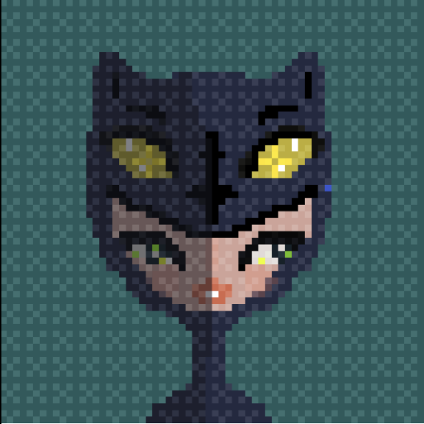 《Project ZHOU》創作系列 Mickco Chan的創作系列《Project ZHOU》有別於以往柔和、以時尚女性人像為取材的風格,以延伸「進入元宇宙」為創作概念,創作出全新的像素風格作品。