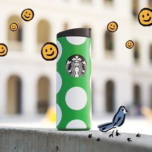 16oz STARBUCKS® X KATE SPADE 圓 點雙層不鏽鋼隨行杯 HK $290 / MOP $300