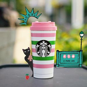 16oz STARBUCKS® X KATE SPADE 間 條雙層真空不鏽鋼隨行杯 HK $280 / MOP $290