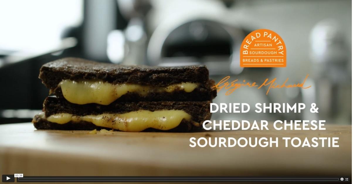 車打芝士蝦吐司