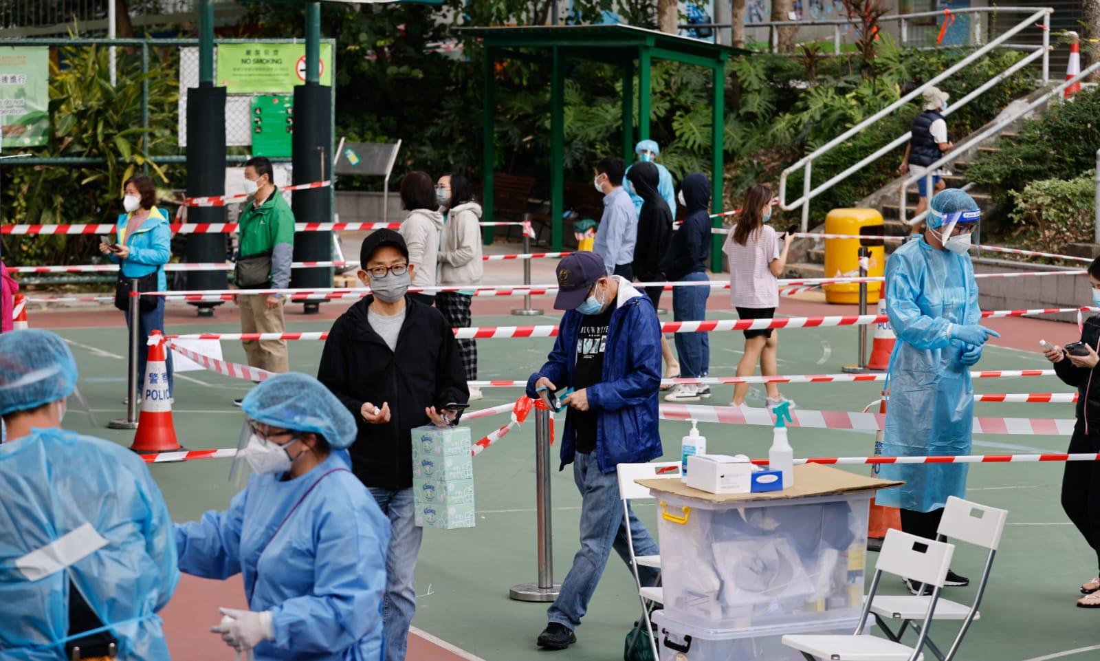 封區檢測|沙田博康邨博文樓、青衣青俊苑俊軒閣及天水圍天恒邨恒健樓下午圍封
