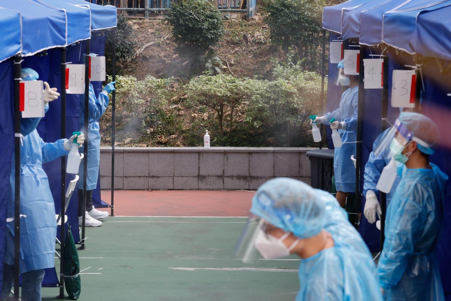 封區檢測|沙田博康邨博文樓、青衣青俊苑俊軒閣及天水圍天恒邨恒健樓下午圍封