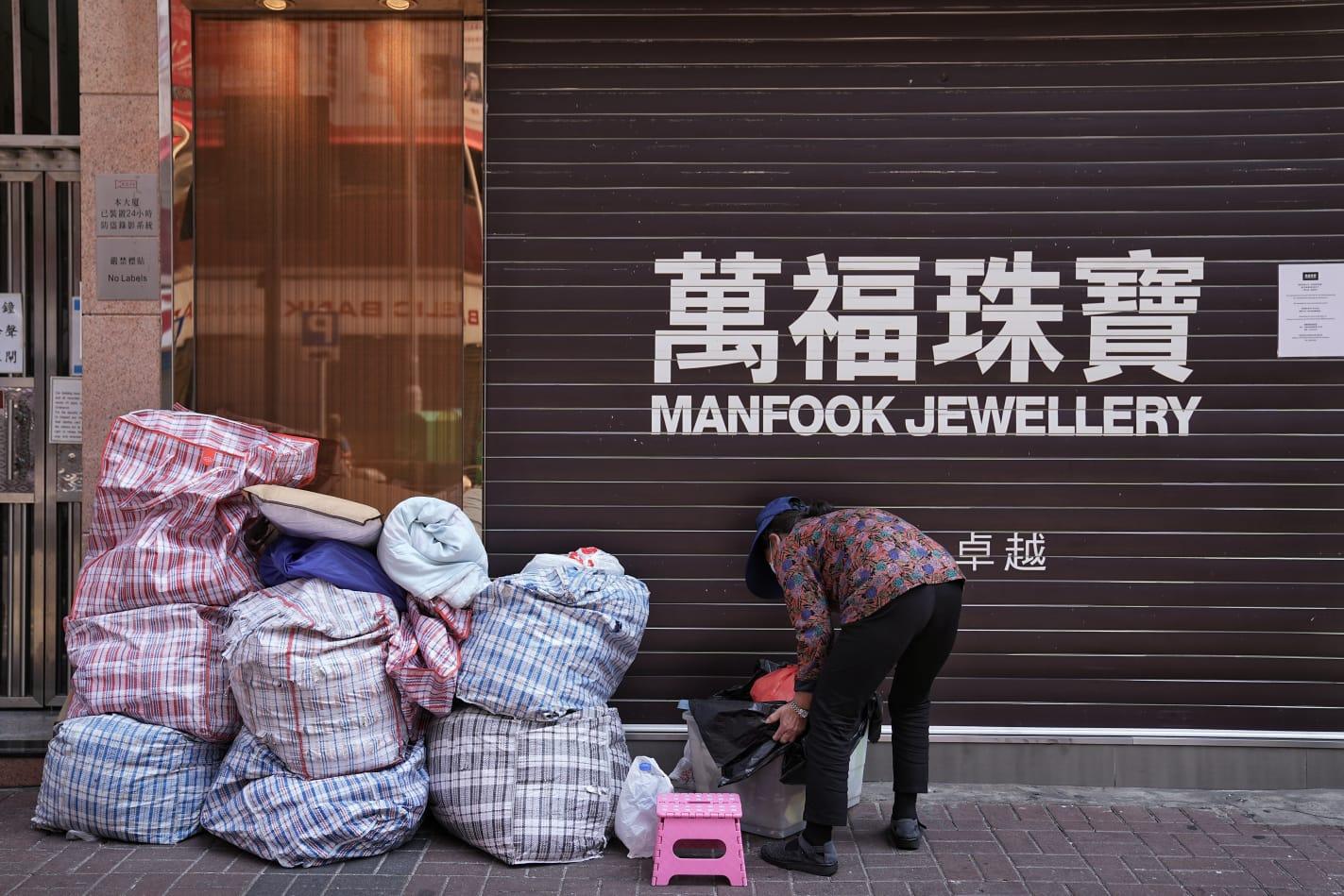 疫情下大批店鋪關門。(資料圖片/夏家朗攝)