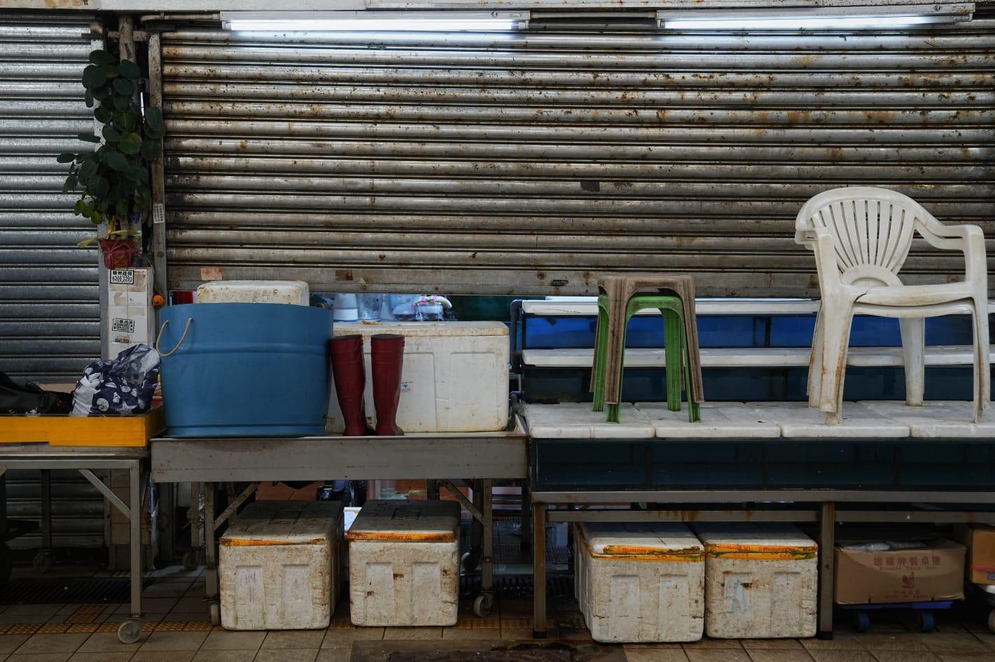 疫情下大批店鋪關門。(資料圖片/夏家朗攝)