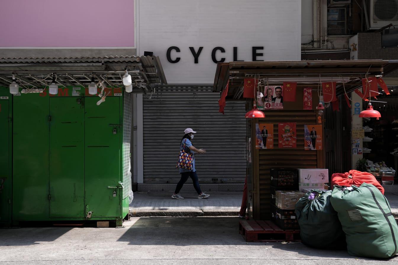 疫情下大批店鋪關門。(資料圖片/夏家朗攝)