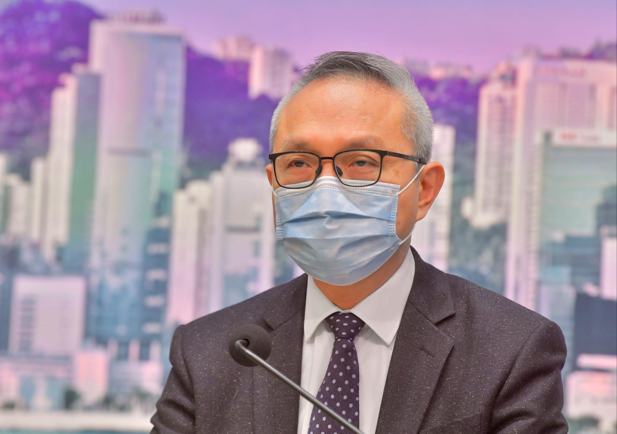 食物及衛生局副局長徐德義。