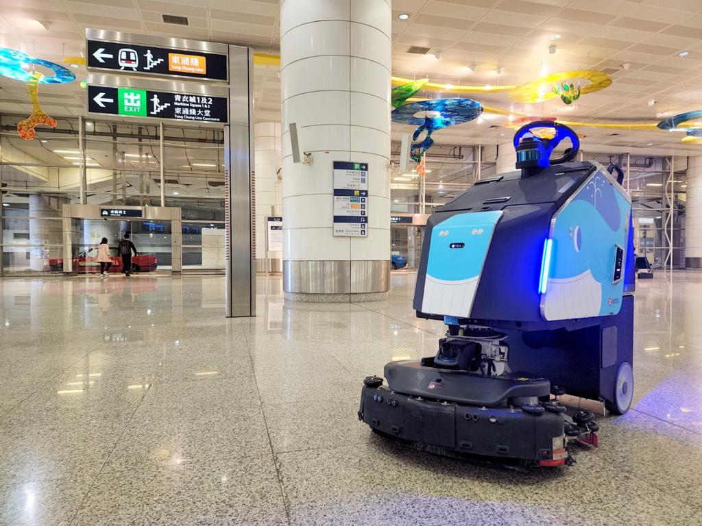 港鐵青衣站增設疫苗接種中心。(港鐵提供)