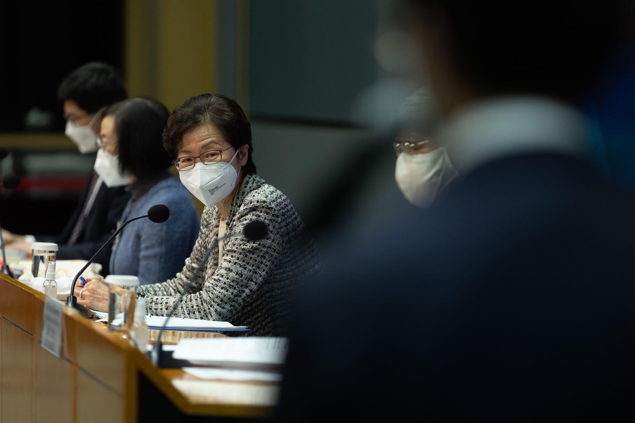 特首林鄭月娥。