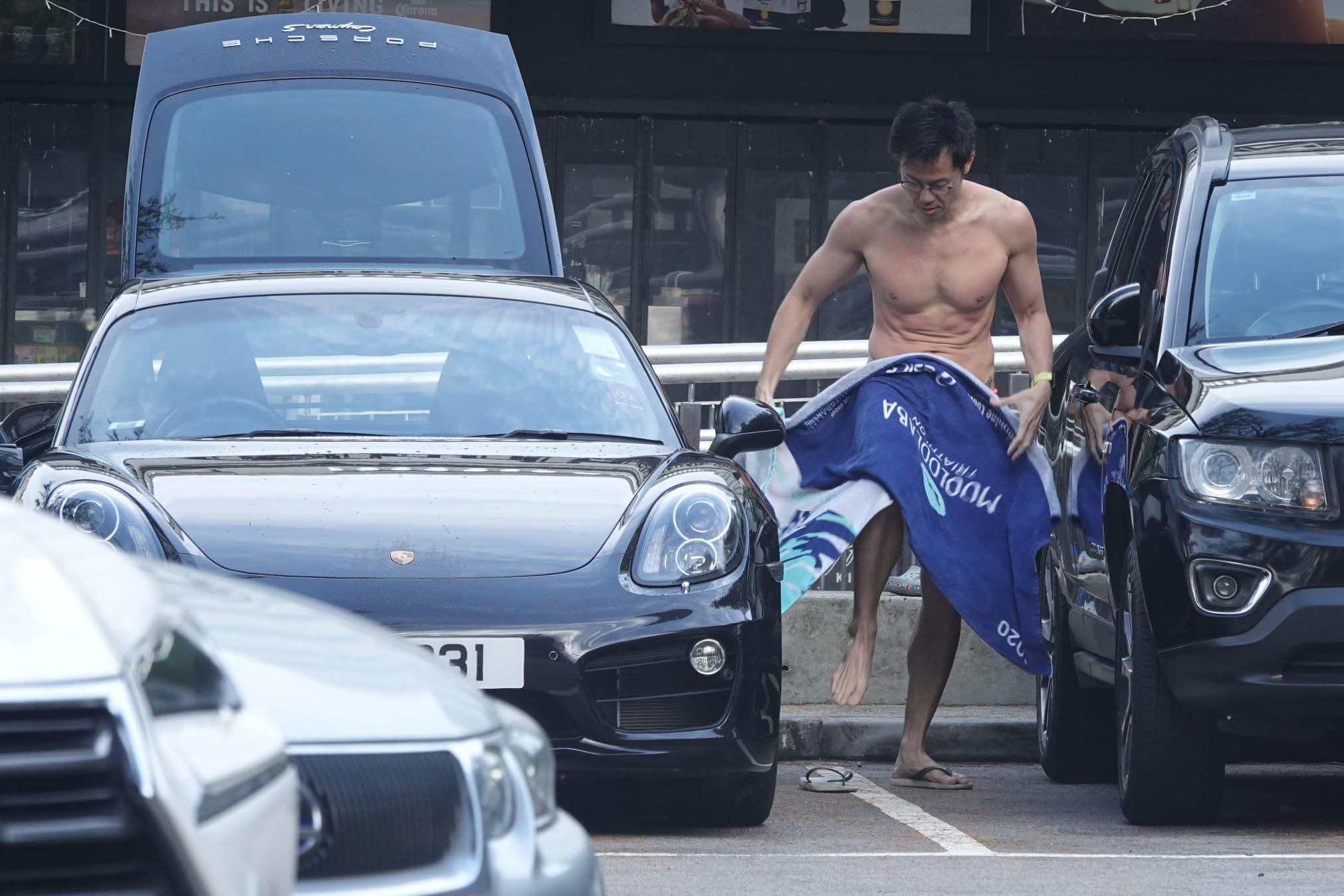 康文署轄下沙灘今起關閉。(陳奕釗攝)