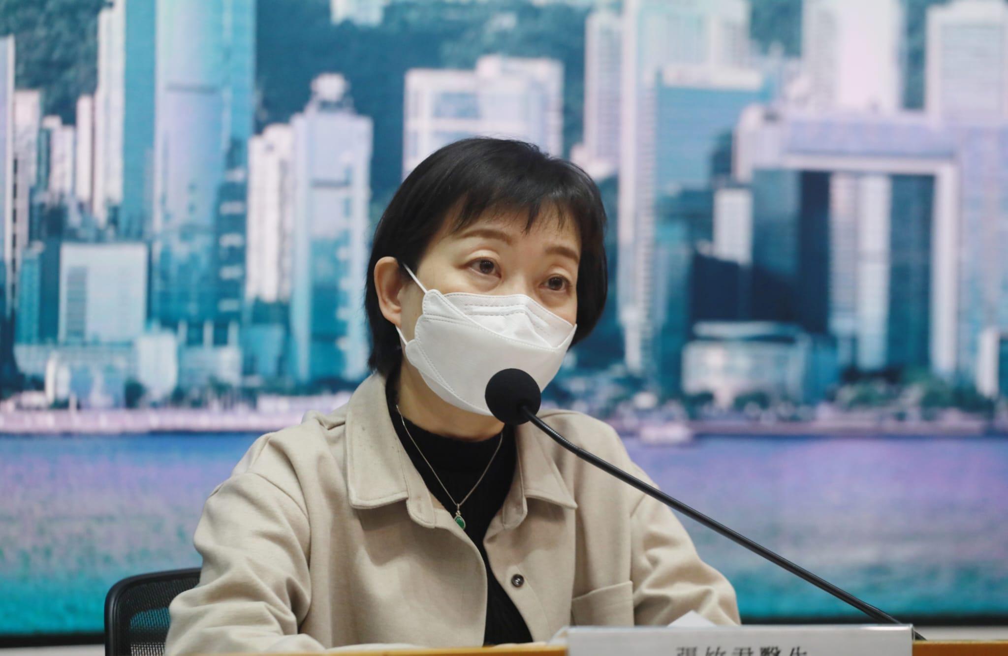 衛生防護中心傳染病處主任張竹君。