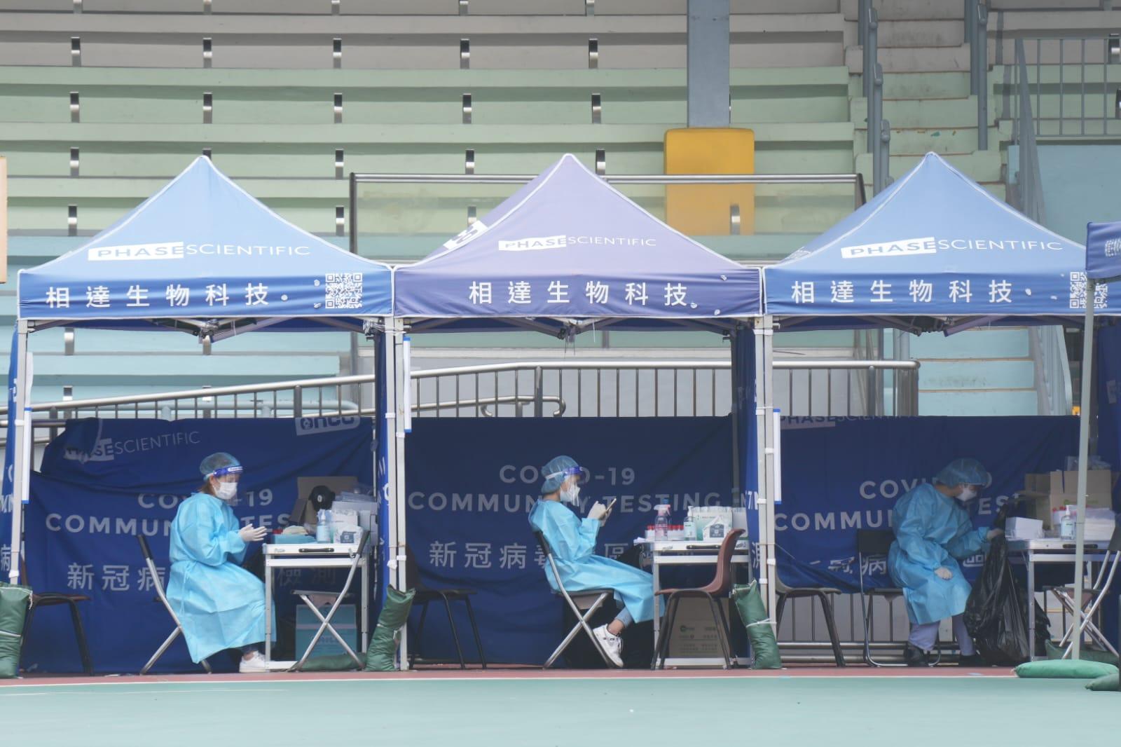 政府暫緩推行全民檢測。(陳奕釗攝)