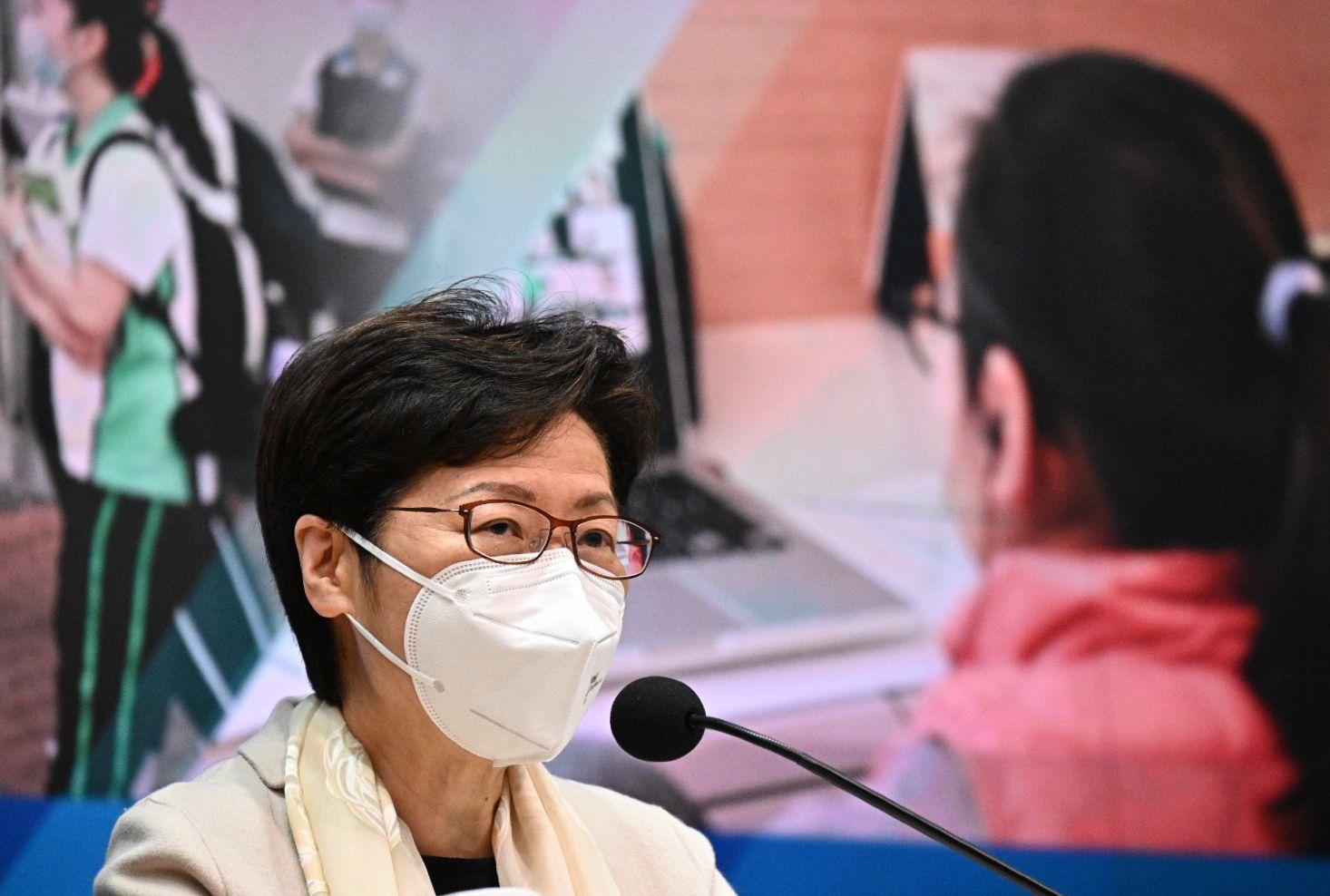 特首林鄭月娥。