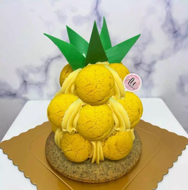 台灣鳳梨泡芙塔蛋糕