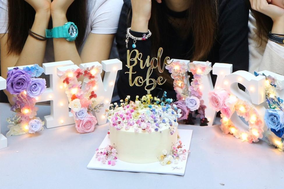 永生花木製字母燈