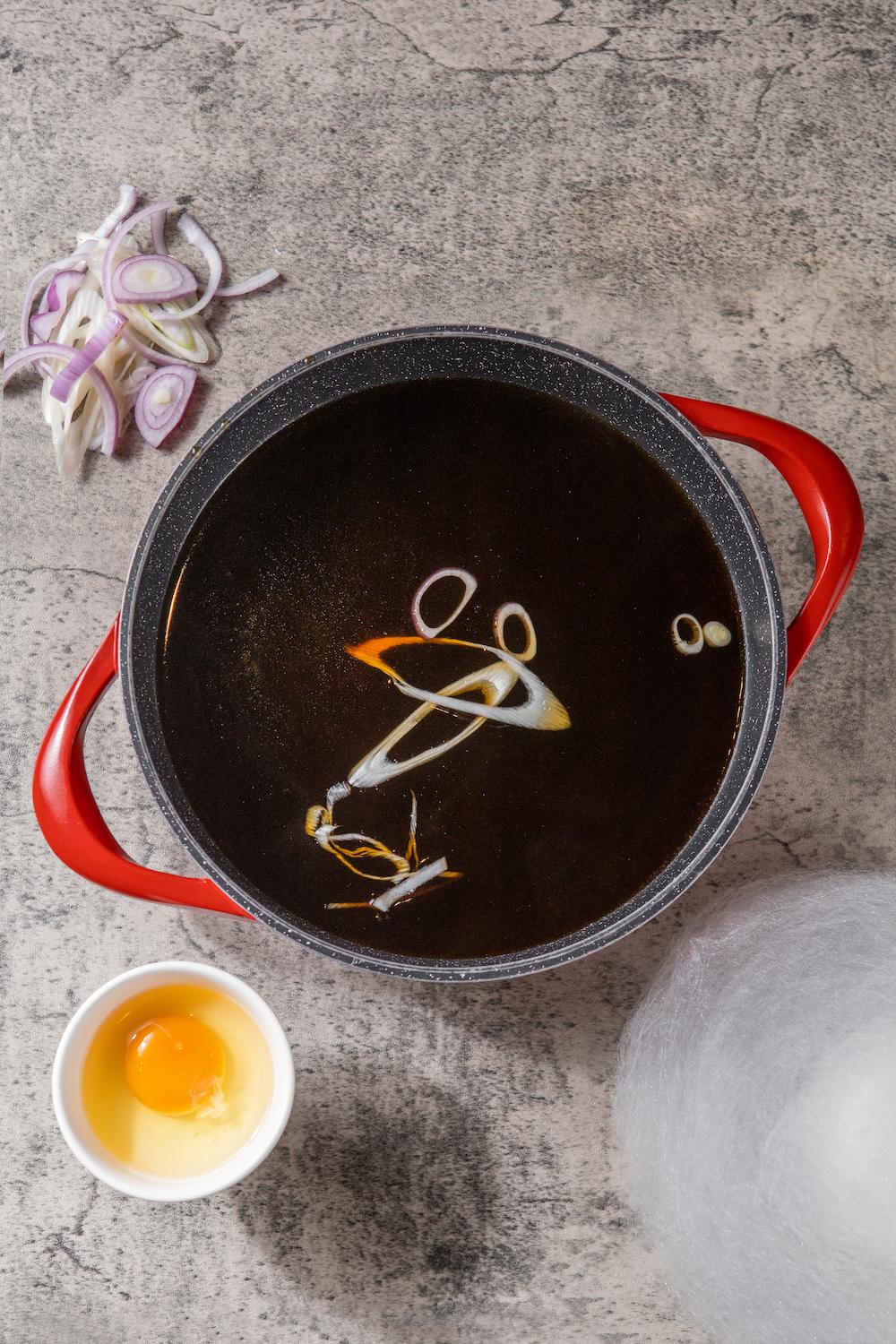 另可選擇月見壽喜湯