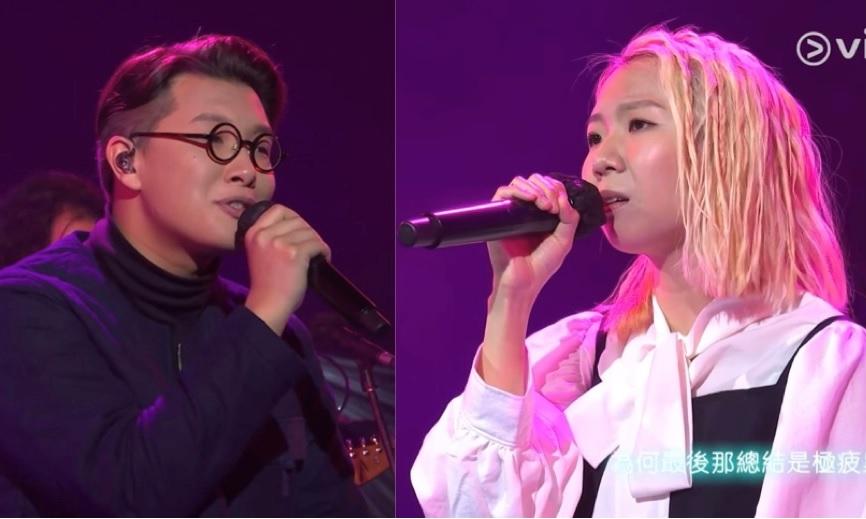 吳林峰與謝芊彤合唱的《我也難過的》,登上叱咤專業推介榜冠軍。