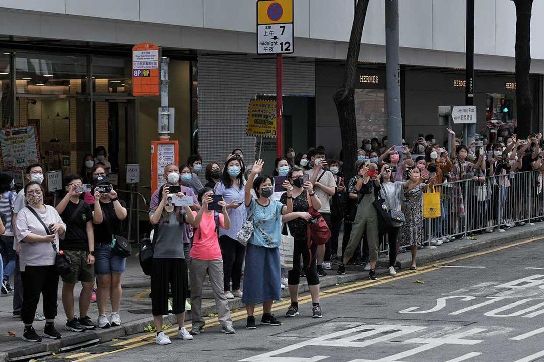 姜濤23歲生日,令到港島區今日相當熱鬧。 (夏家朗攝)