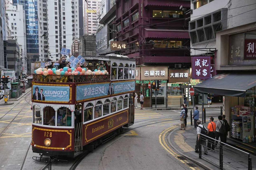 姜濤23歲生日,令到港島區今日相當熱鬧。 (夏家朗攝)