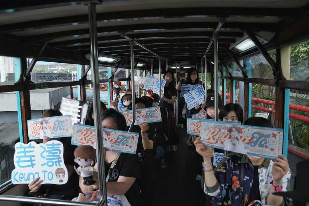 姜濤23歲生日,令到港島區今日相當熱鬧。 (夏家朗攝)