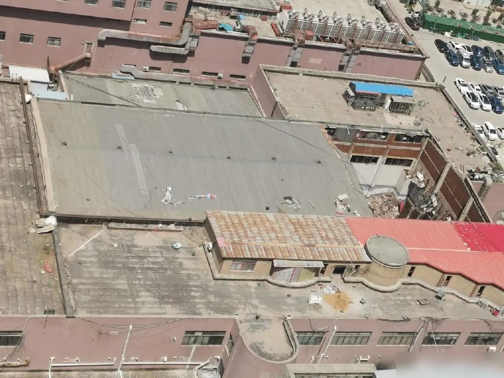 涉事泳池部分屋頂塌下。(互聯網)