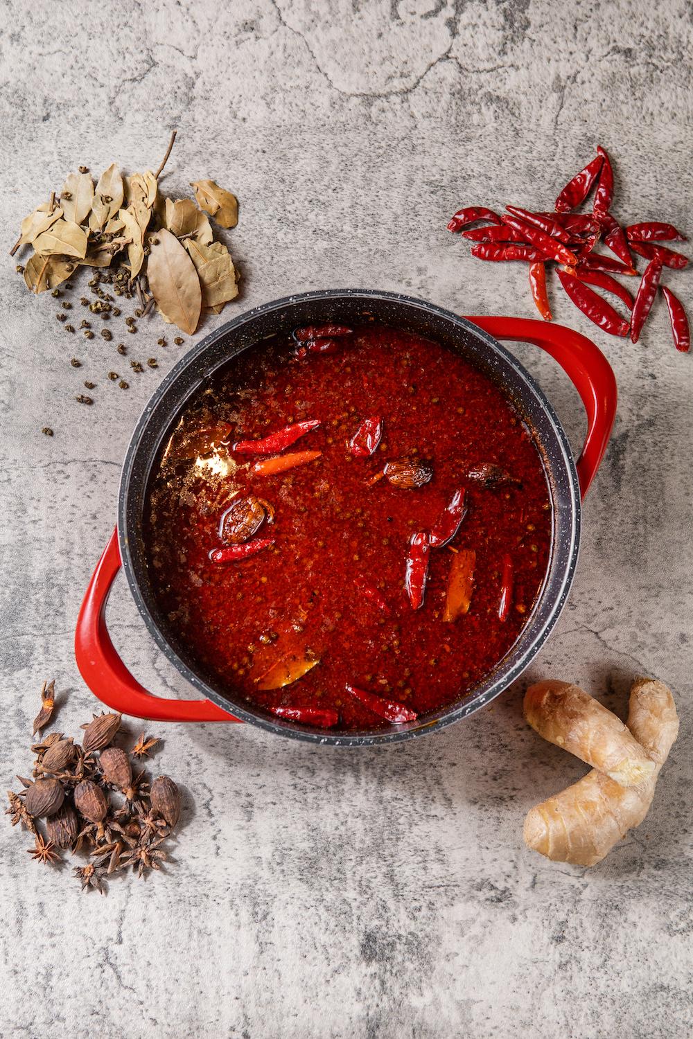 川椒麻辣湯(辛辣)