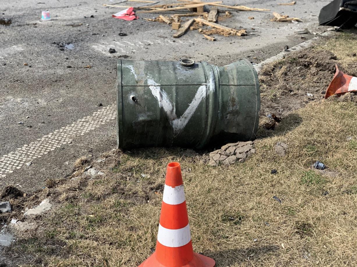 俄軍留下的軍事用品。(路透社)