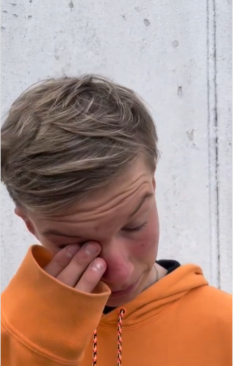 Artem Severiukhin就自己的行為道歉。(Instagram截圖)