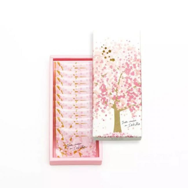 櫻花限定 - 櫻花朱古力夾心餅9件裝