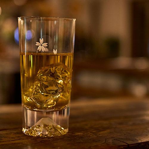 田島硝子 富士山杯 高杯‧櫻花