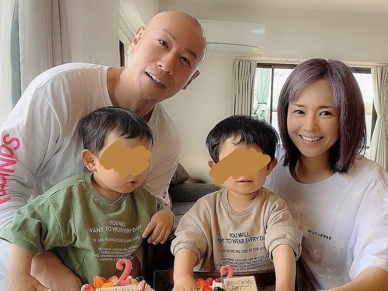 蒼井空為光頭丈夫DJ NON誕下一對孖仔。