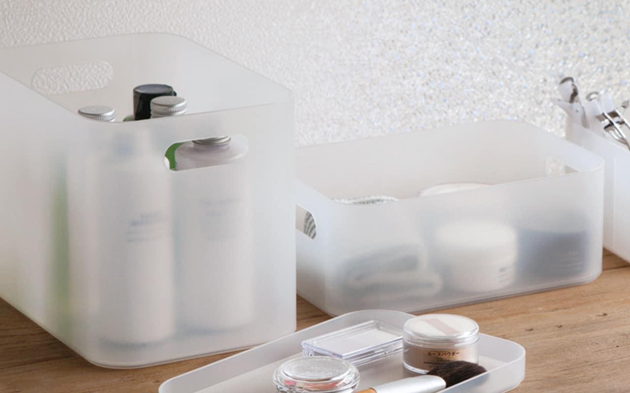 PP化妝品盛器 原價: $10 – $35 優惠價:兩件或以上八折 (每件$8 – $28) 會員價:額外九折 (每件$8 – $26)