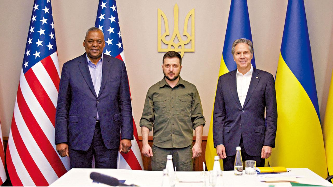 軍援加碼|美卿布林肯訪基輔 稱未達開戰目的俄軍已輸