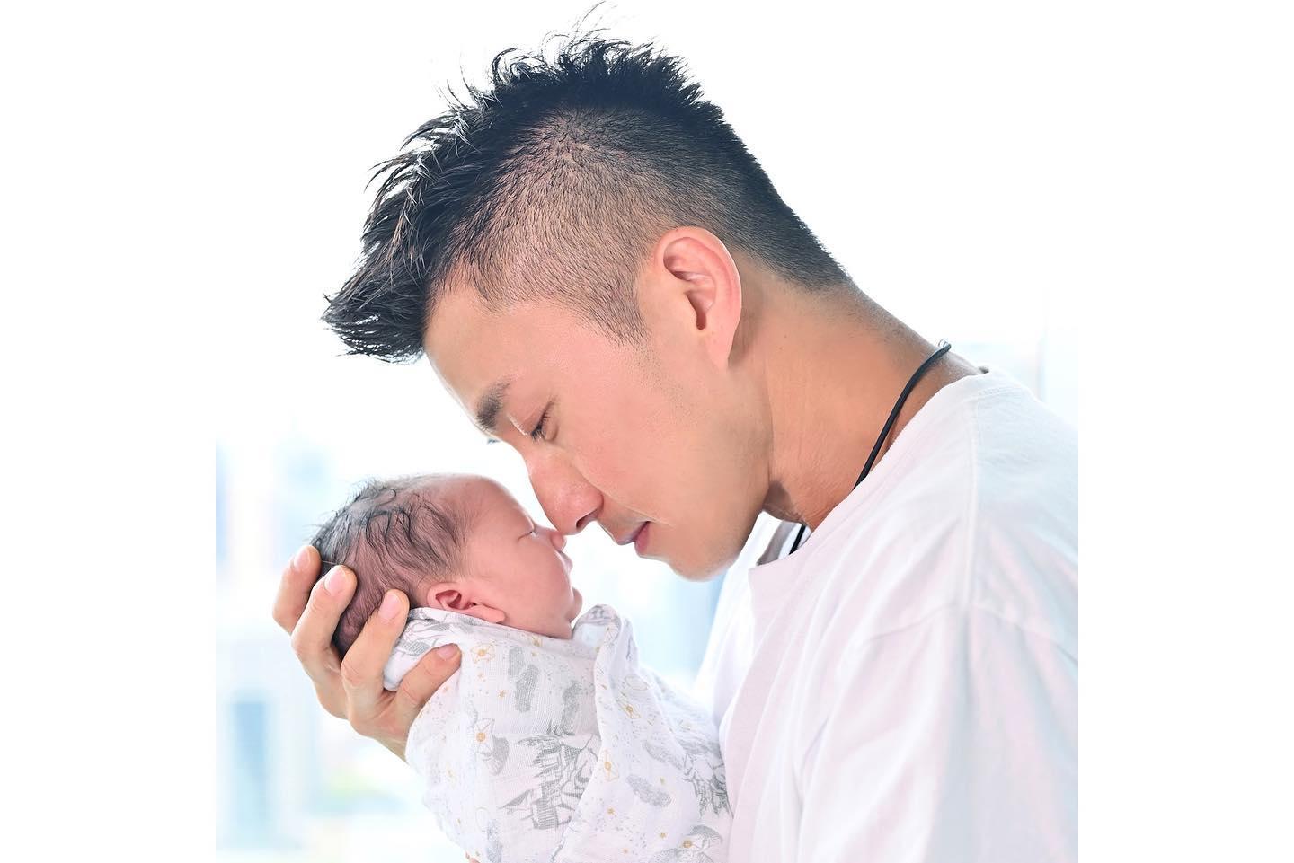 陳山聰憶述首次見兒子的情暇,依然感動。(陳山聰FB)