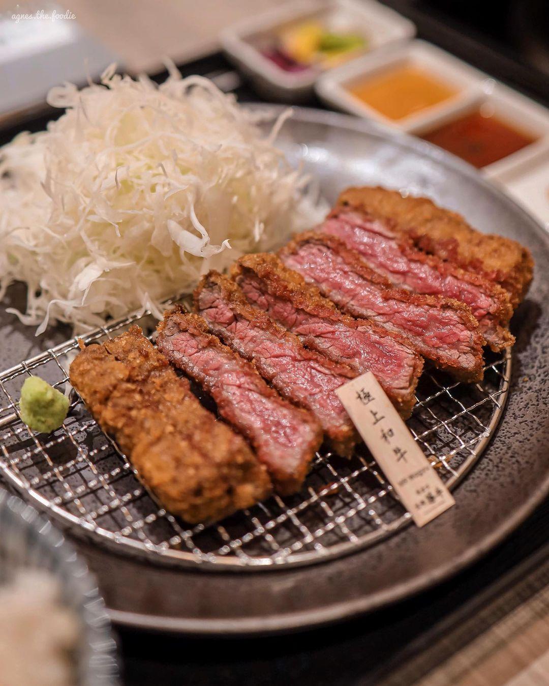 來自日本京都的吉列牛排專門店京都勝牛。(相片來源:instagram:agnes.the.foodie)