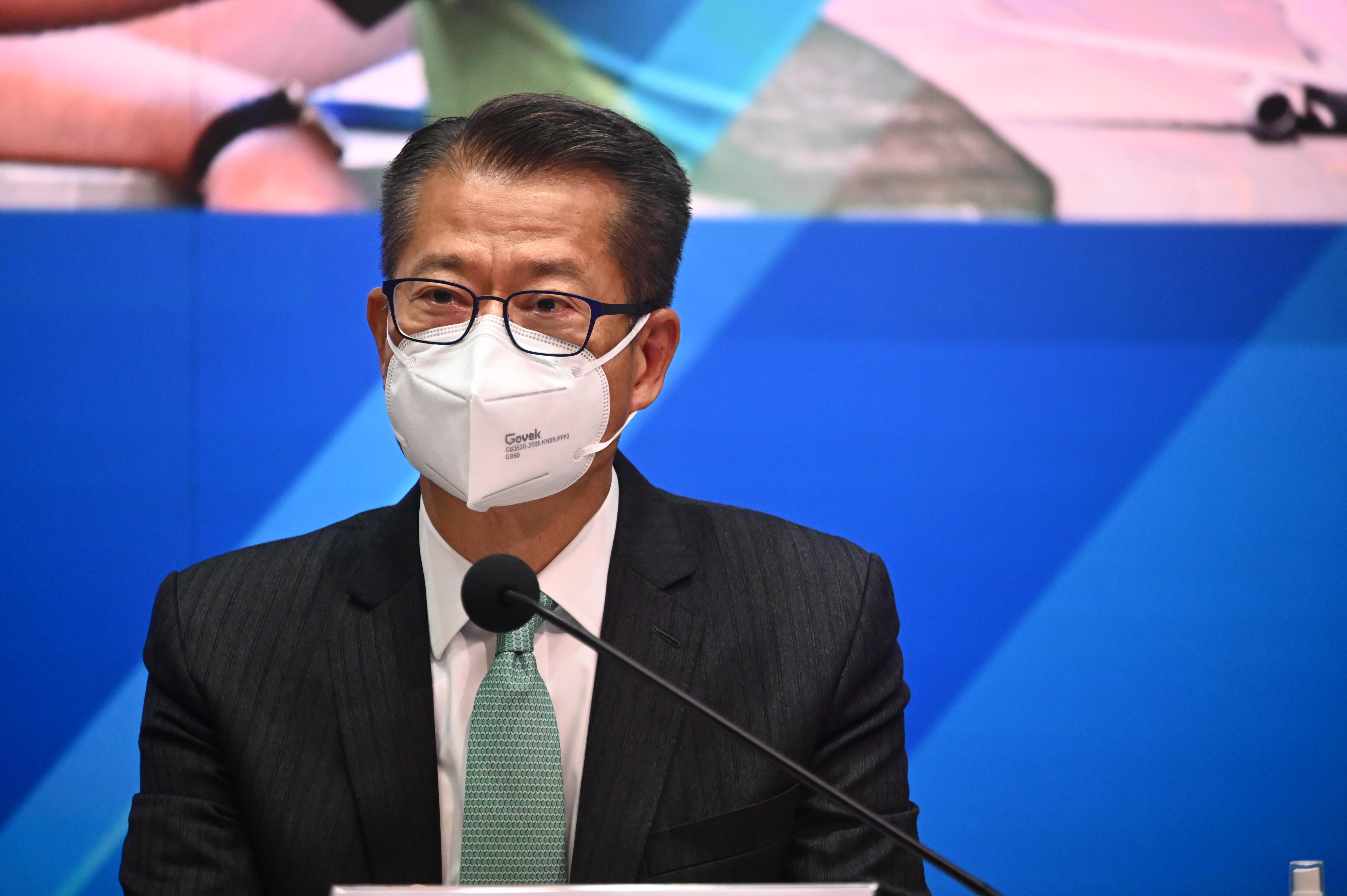 財政司長陳茂波。(資料圖片)