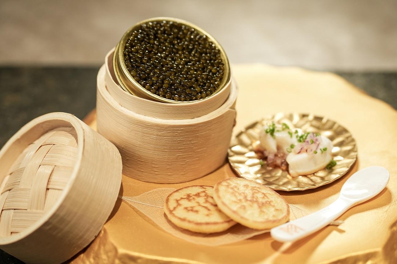 原盒魚子醬配沖繩花生豆腐