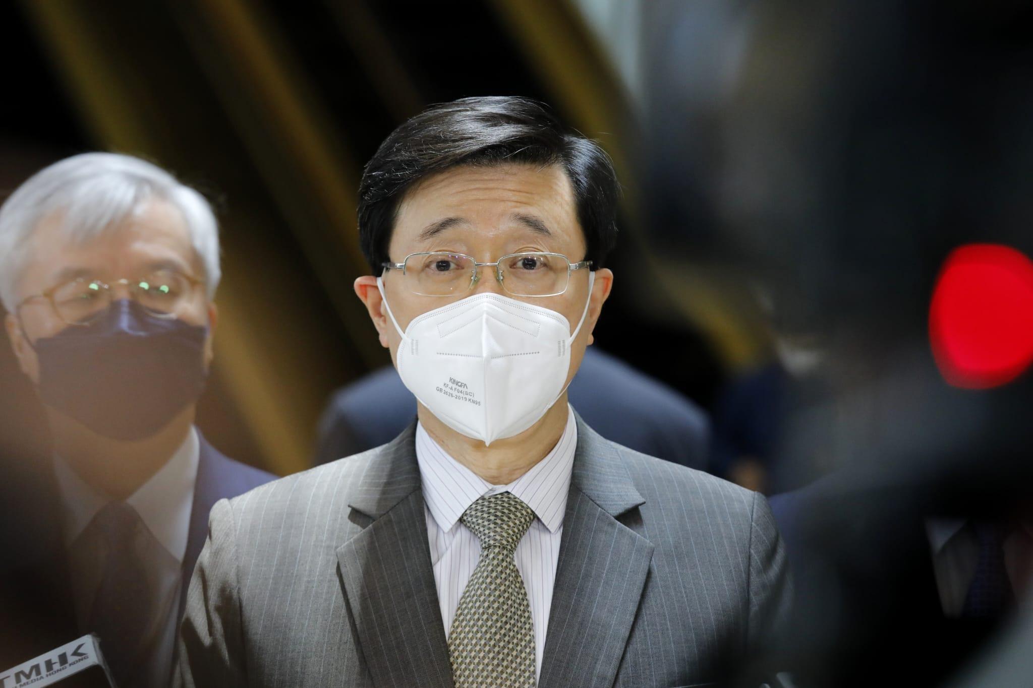 特首選舉唯一候選人李家超的競選帳戶被YouTube終止。(資料圖片)