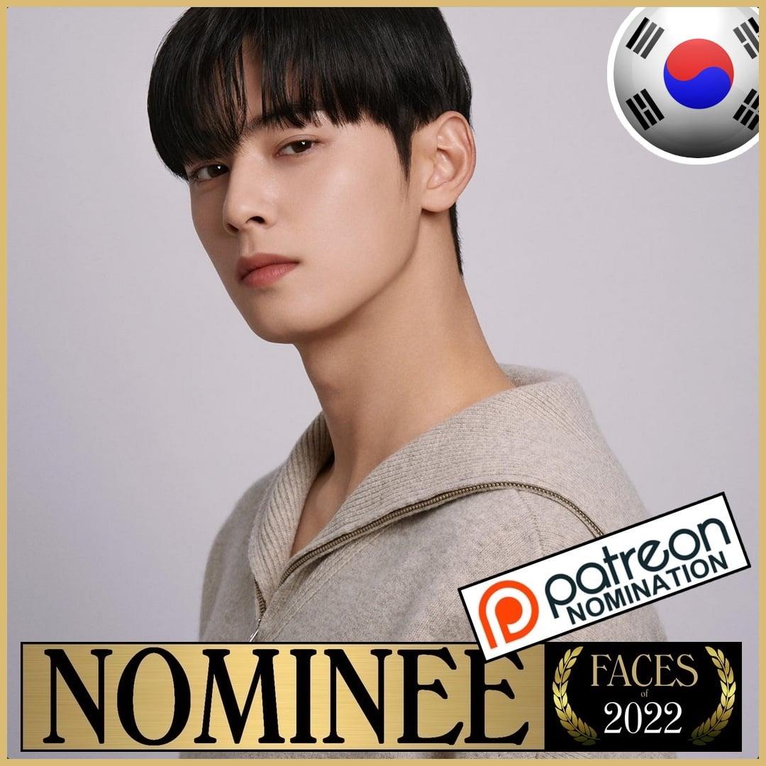 韓國男團ASTRO成員的車銀優亦獲提名。