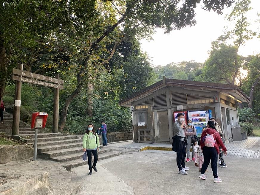 夜遊獅子山 日落下的望夫石