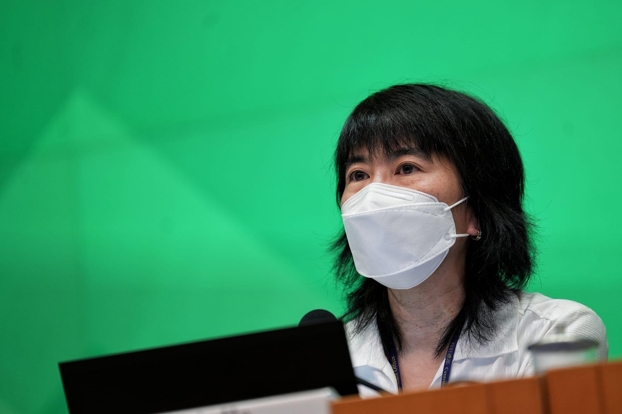 何珮玲指倘若僱主聘請低於自選人數,每位須加10%罰款,強調對違法個案零容忍。(夏家朗攝)