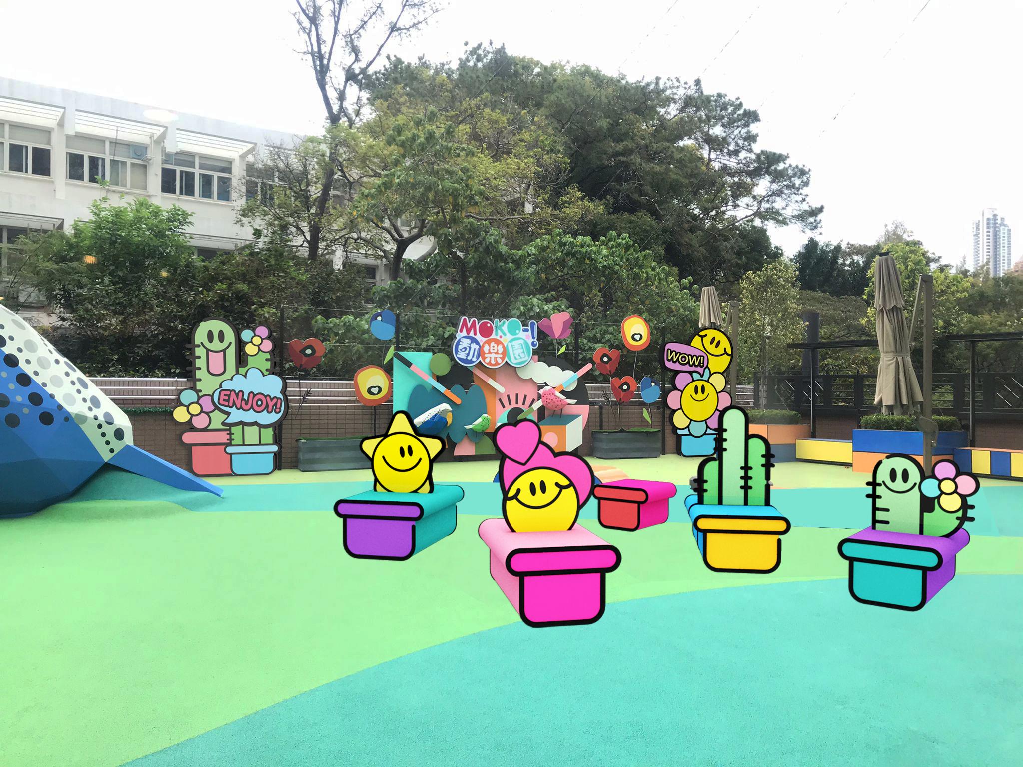 5月全新打造「JOY@MOKO」大型互動打卡裝置 正能量笑臉圖案發放無限歡樂氣氛