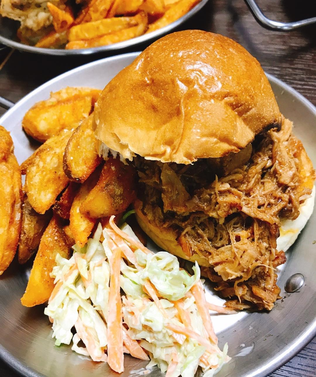 德薩斯州煙燻BBQ手撕豬絲漢堡包(相片來源:instagram:foodie_siulok)