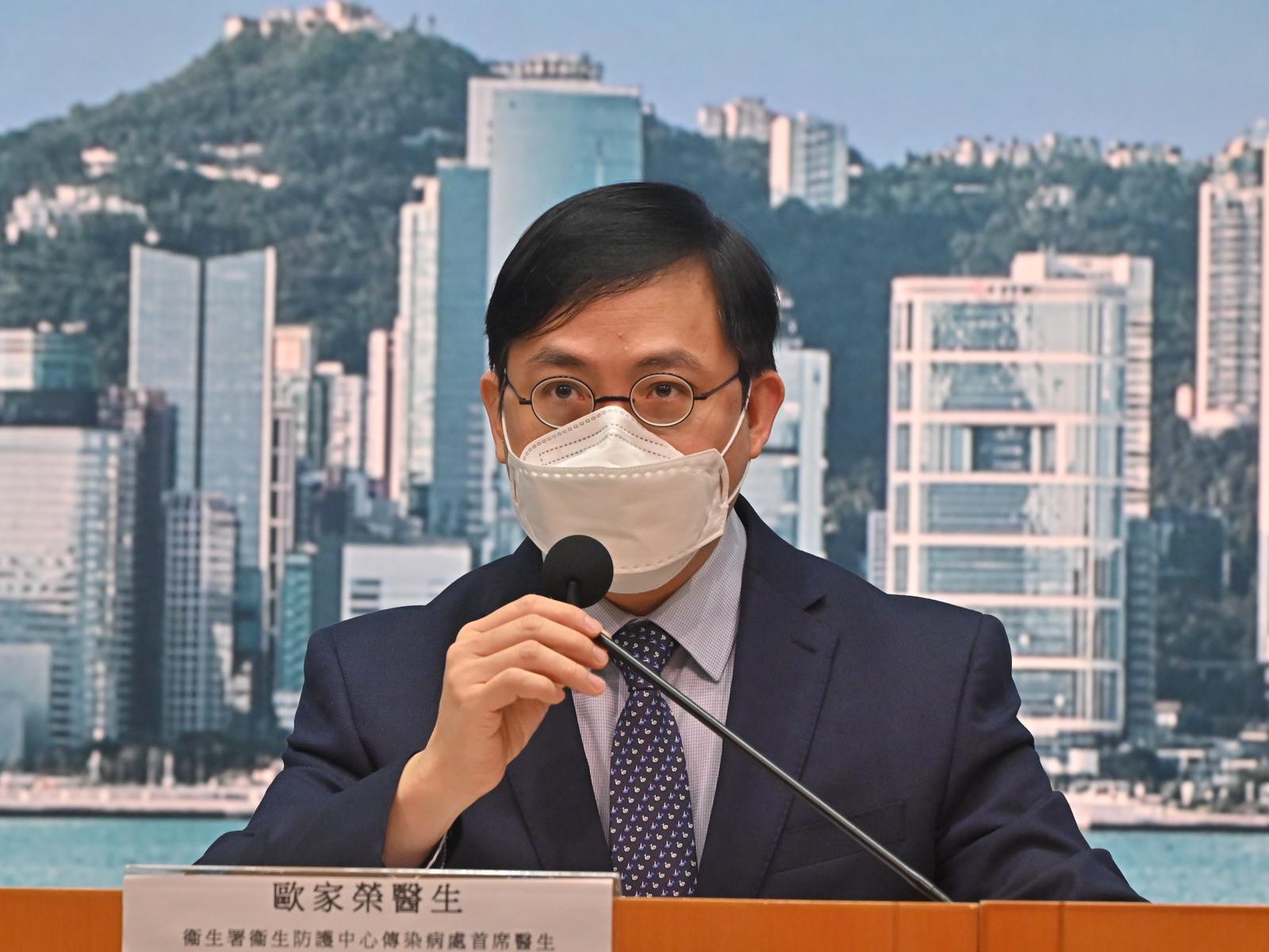 歐家榮指,今日有20多名DSE考生到竹篙灣應考。