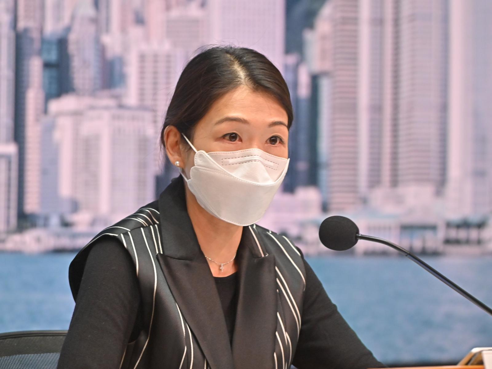 何婉霞交代今日多15名患者死亡,全部為長者。