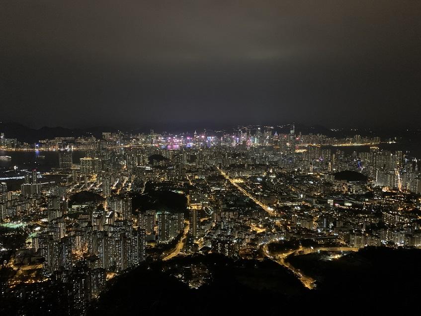 夜遊獅子山