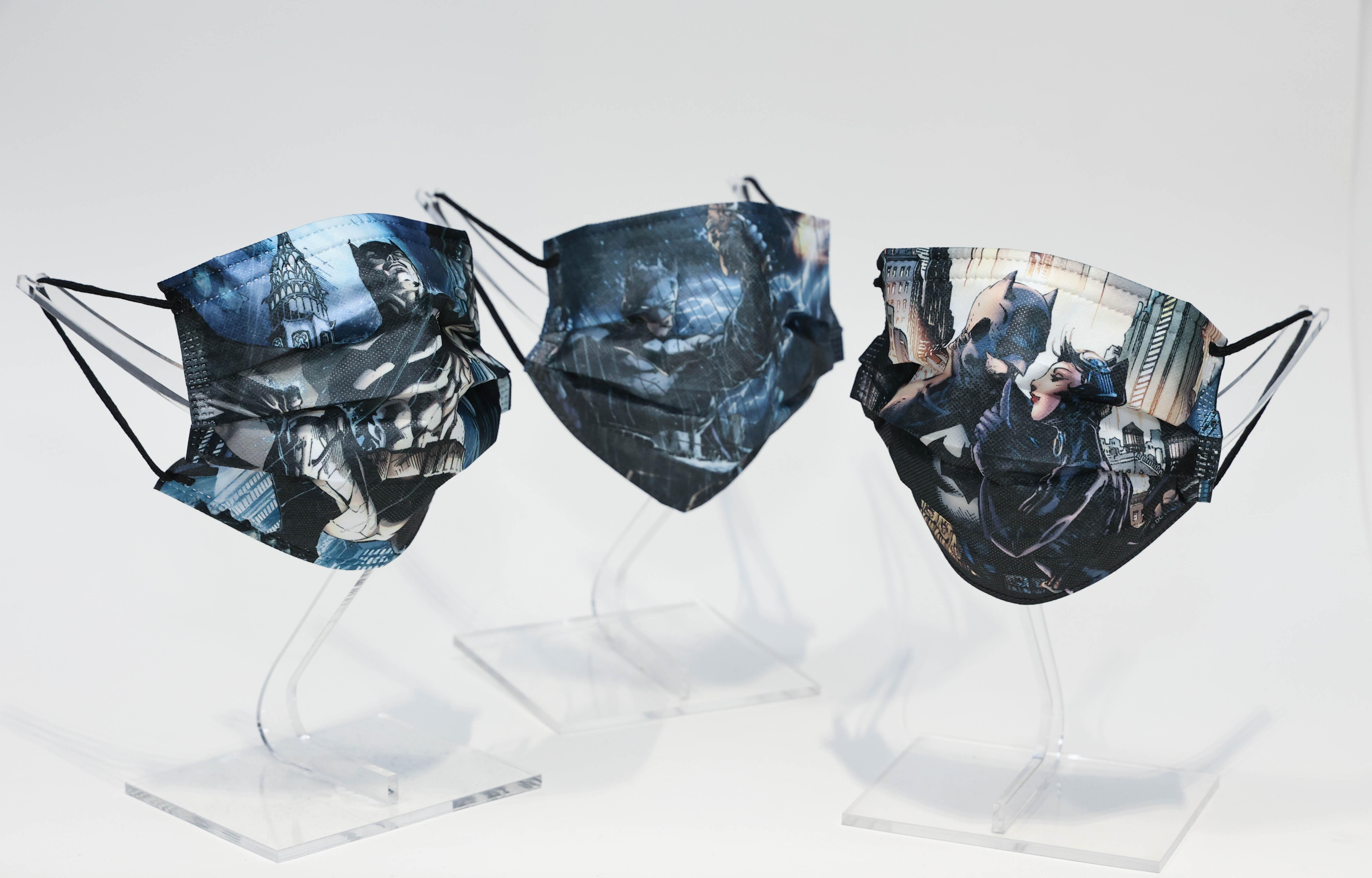 《Batman》口罩系列(共10款) 每盒$50(共8片,獨立包裝)